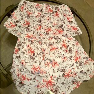 First Love Floral Romper